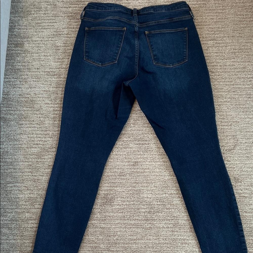 Universal Thread Women's Deep Blue Skinny Jeans - Picture 4 of 4